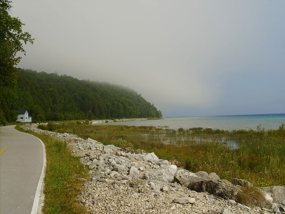 Mackinac island road