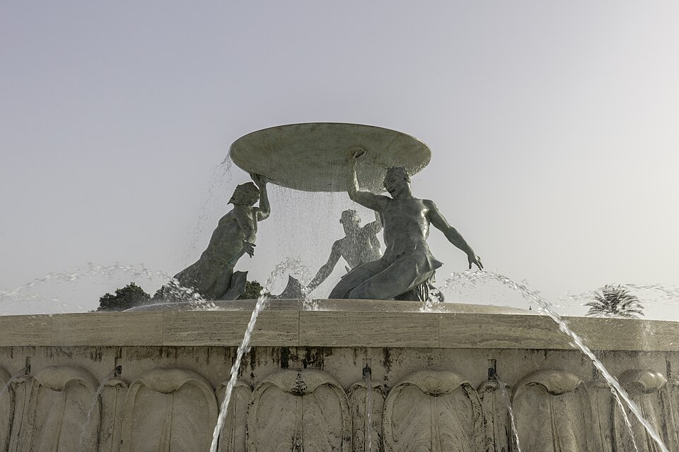 Fuente de los Tritones, La Valeta, isla de Malta, Malta, 2021 08 25, DD 180