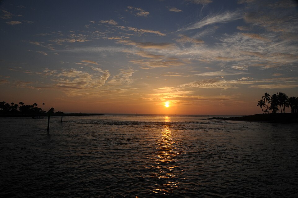 Naples, Florida leaving Royal Harbor into the Gulf of Mexico at sunset panoramio