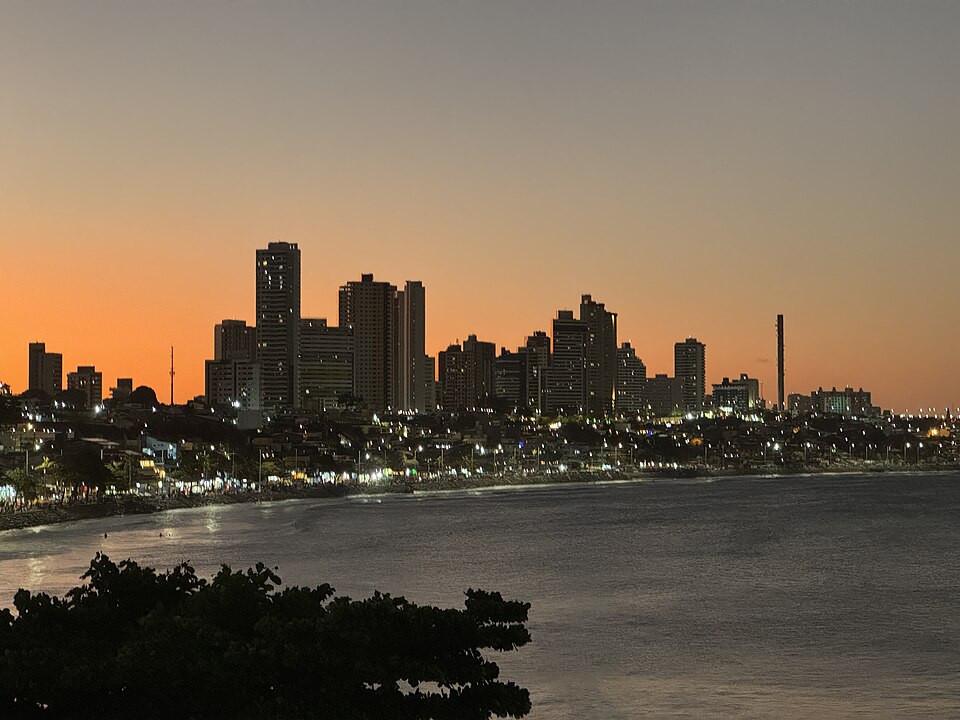 Entardecer na Praia de Ponta Negra, Natal RN