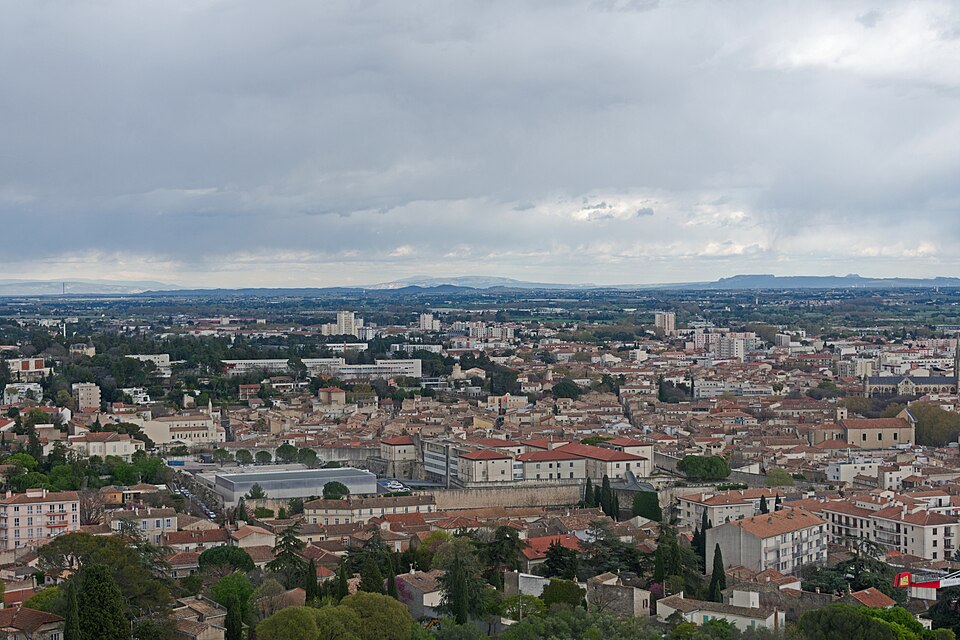 Nîmes View of the city from Tour Magne 2