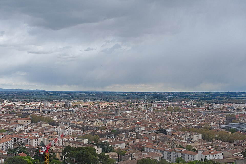 Nîmes View of the city from Tour Magne 1