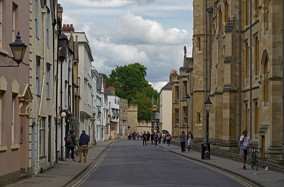 Holywell Street. Oxford, UK