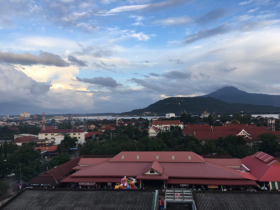 Pakse from Le Panorama