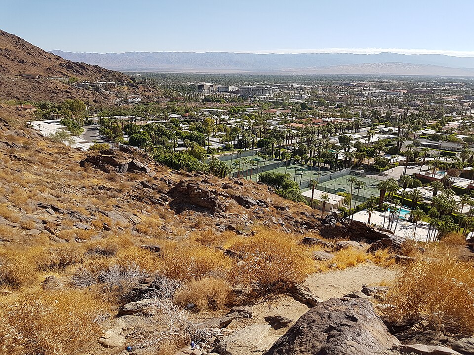 Palm Springs von oben