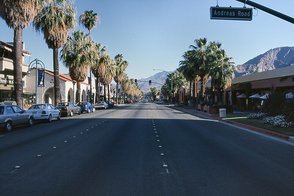 Palm Canyon Drive Palm Springs, California, USA August 1995