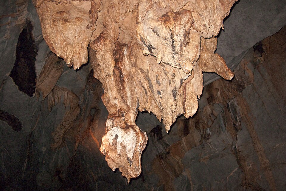 Puerto Princesa Subterranean River Cave, Stalactites 2, Palawan, Philippines