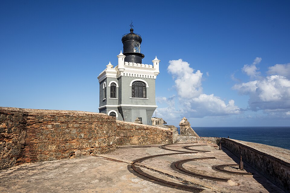 USA 2016 Puerto Rico San Juan Castillo San Felipe del Morro Lighthouse 03