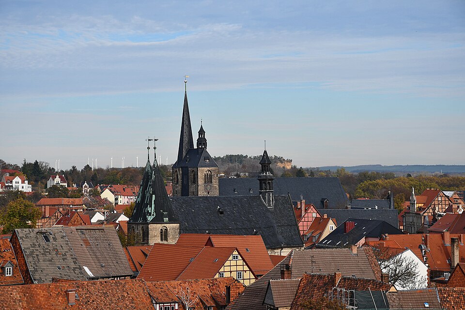 Quedlinburg, Schlossberg Blick (November 2022) 4