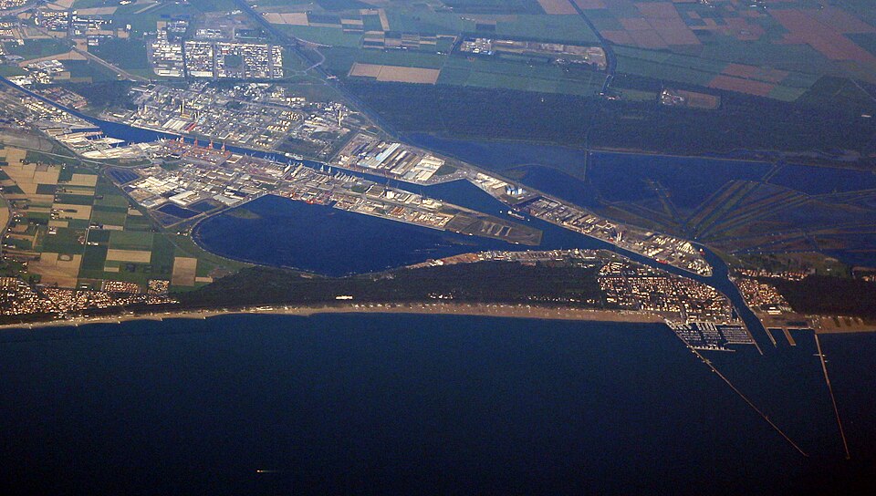 Seaport in Ravenna, Italy