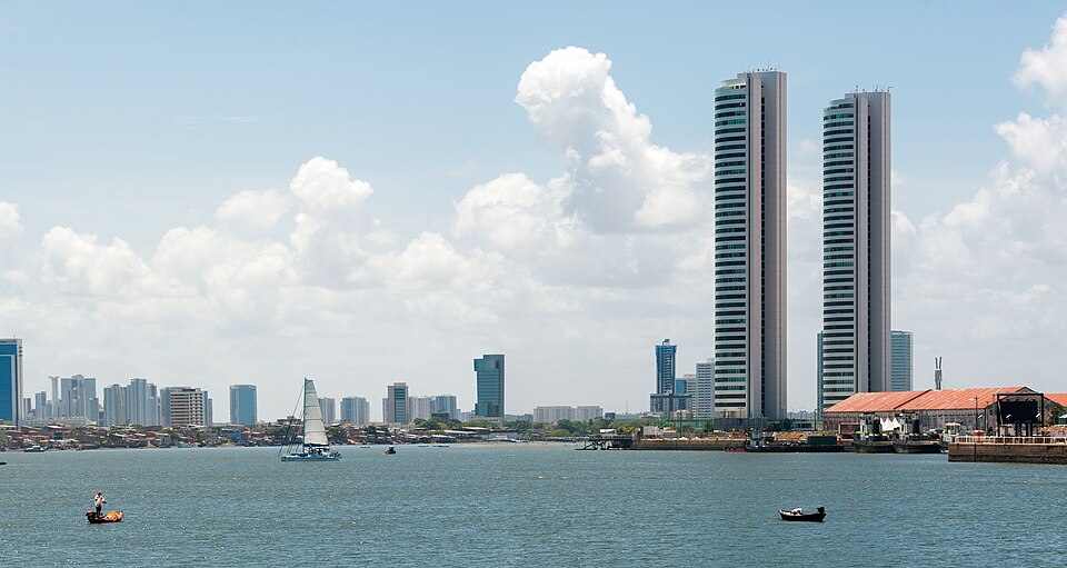 Píer Duarte Coelho and Píer Maurício de Nassa Towers in recife, pernambuco, Brazil