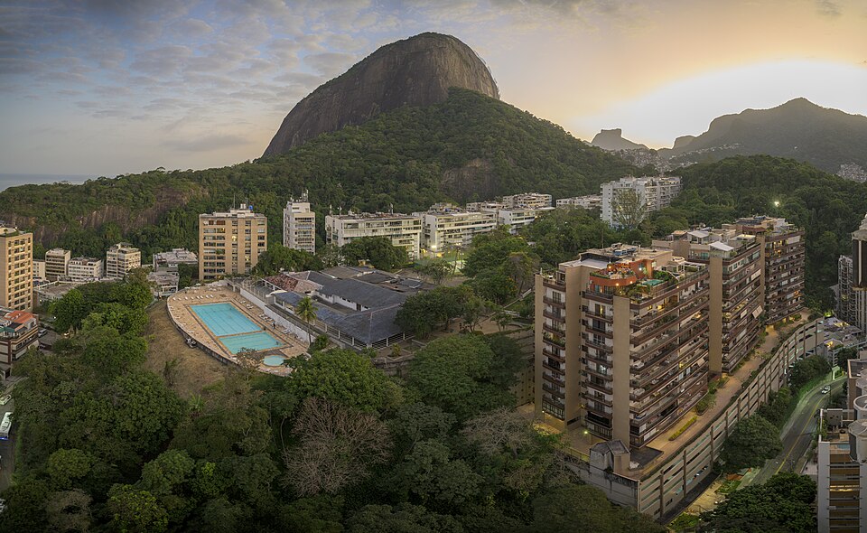 View of Clube Federal from Condomínio do Edifício Zaher, Le Blond, Rio de Janeiro