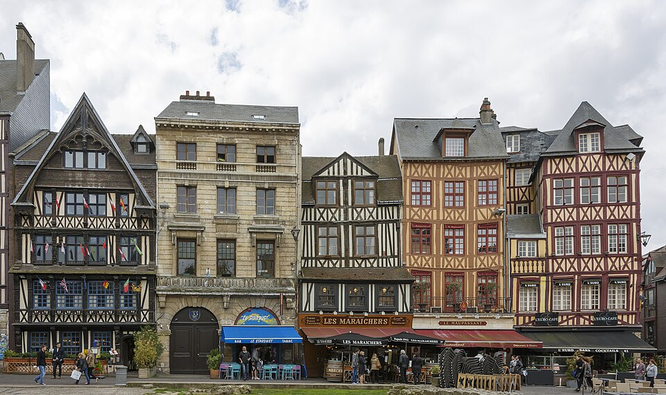 Rouen France Market Square 01