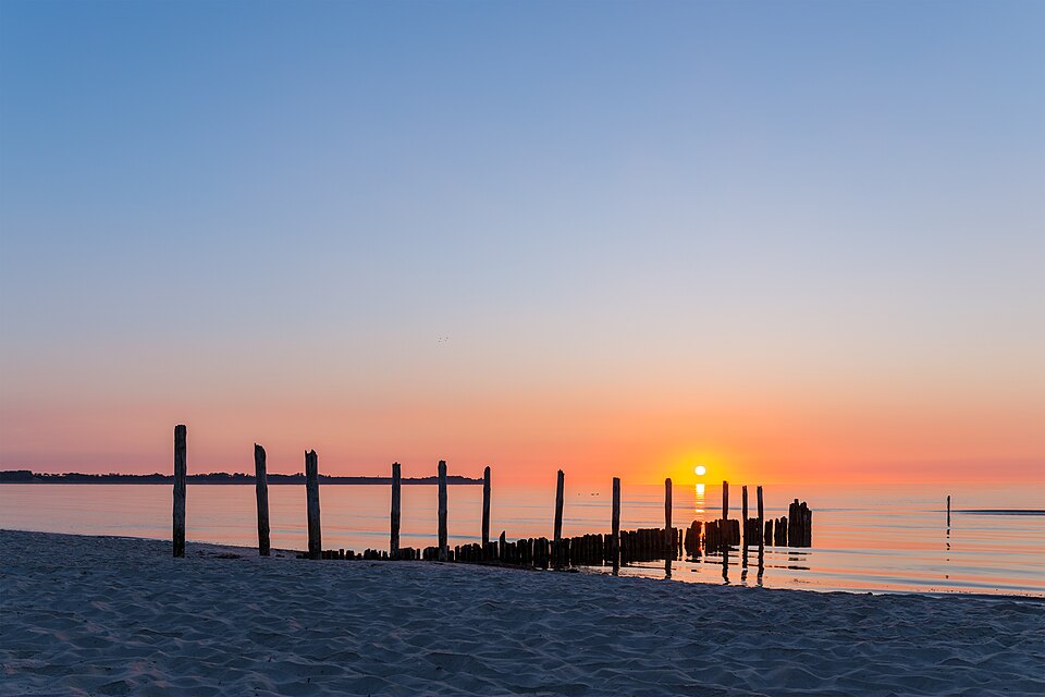 Alter Steg, Juliusruh (Rügen), Sonnenaufgang, 150613, ako