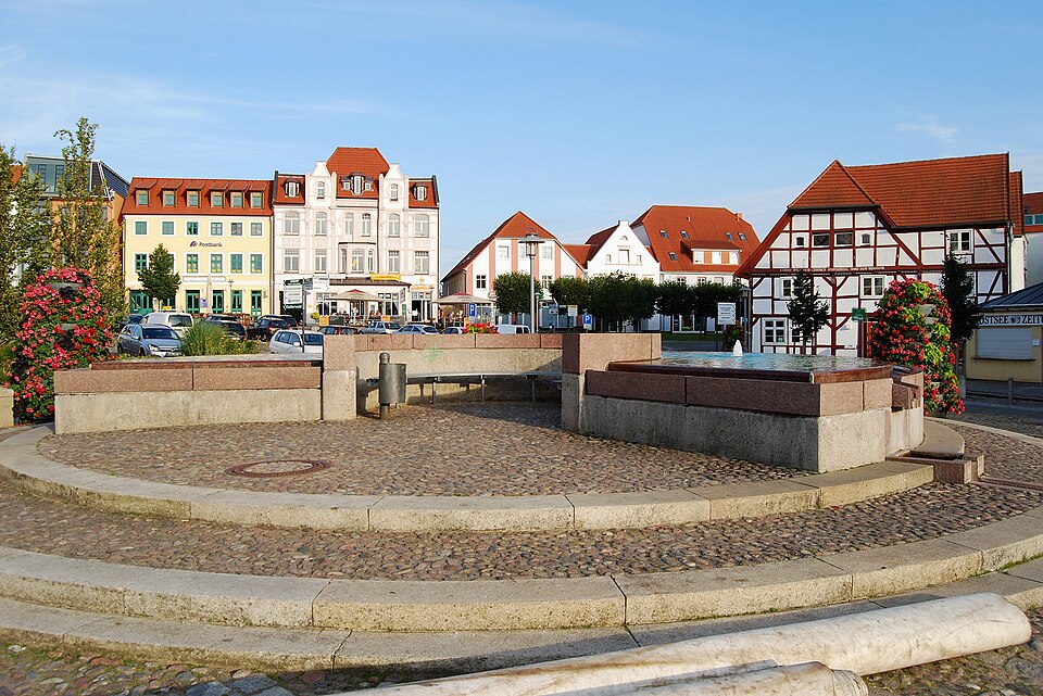 Marktplatz Bergen auf Rügen 2012