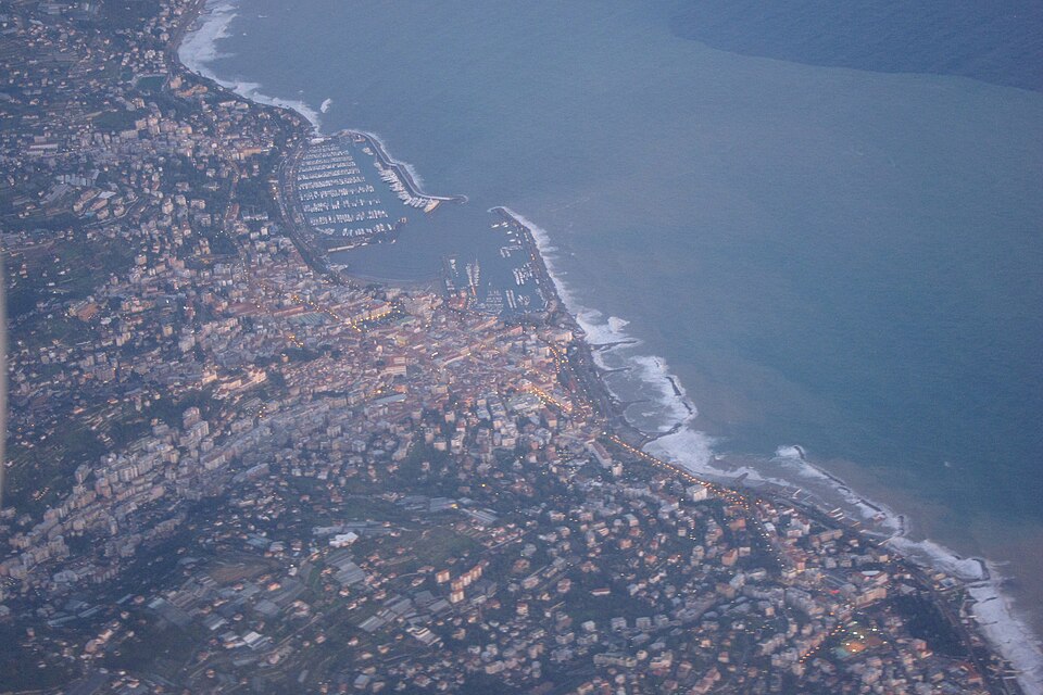 Sanremo, last light of the day