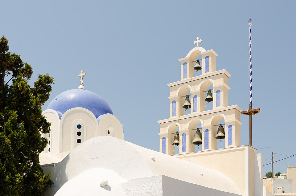 Chapel in Akrotiri Santorini Greece 02