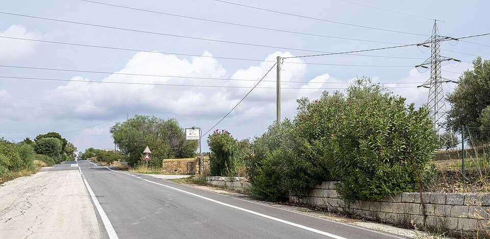 Sicily, SP96, SW of Augusta