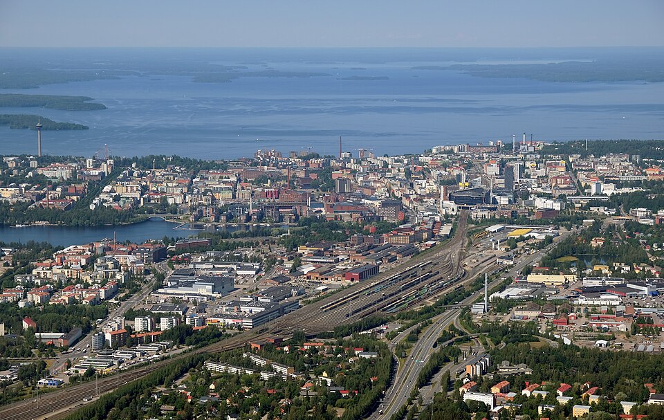 Tampere aerial view 1