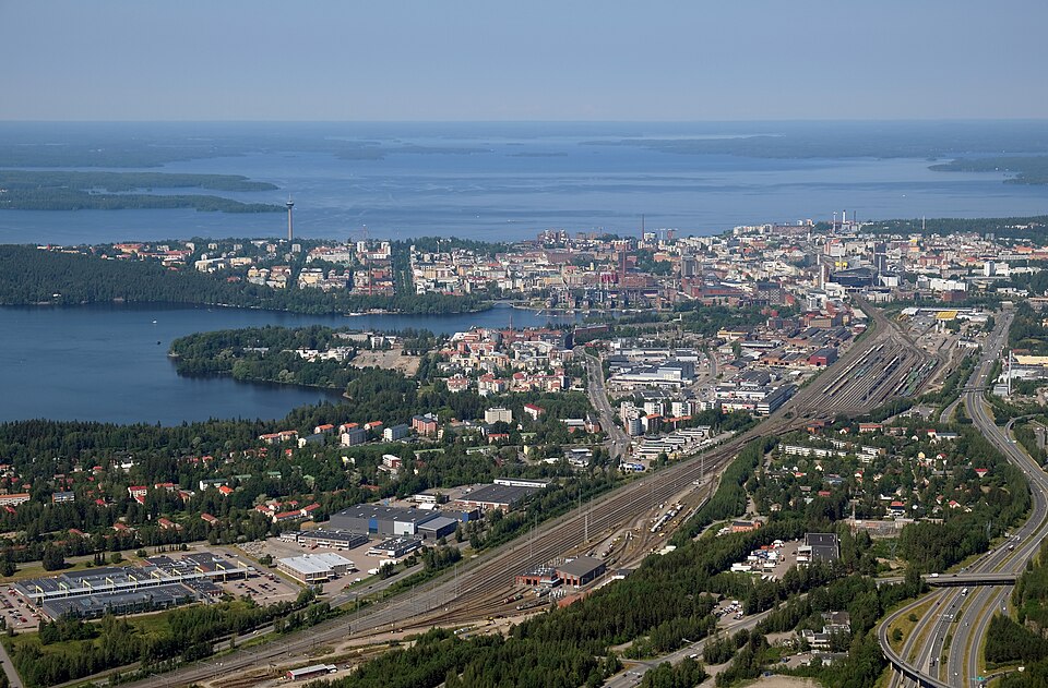 Tampere aerial view 2
