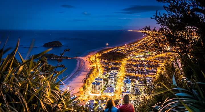Tauranga at night