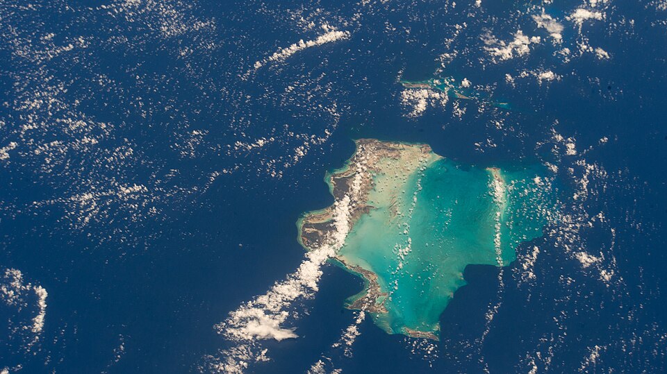The Turks and Caicos Islands in the Atlantic Ocean (iss073e0118628)