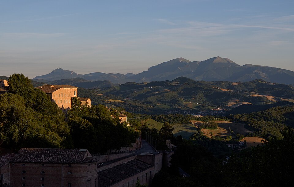 Landscape South of Urbino, Taken from Parco della Resistenza at Late Sunset