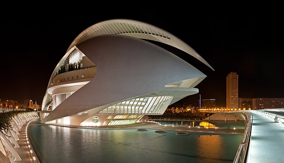 El Palau de les Arts Reina Sofía, Valencia Jan 2007