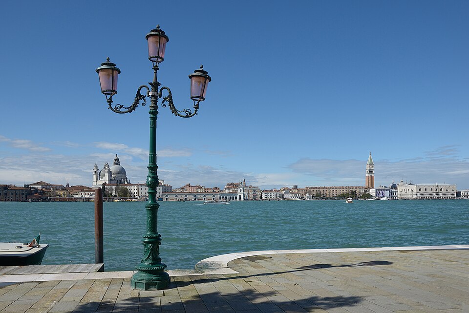 Panorama Salute San Marco from Zitelle Venice on Easter 2013