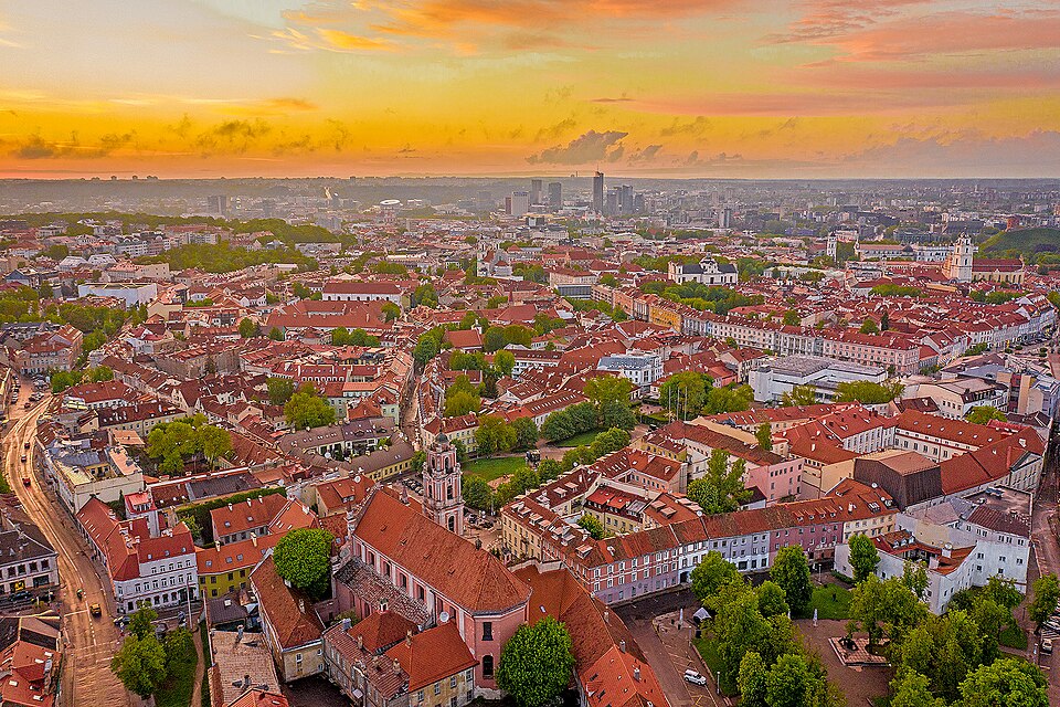 Vilnius old town by Augustas Didzgalvis