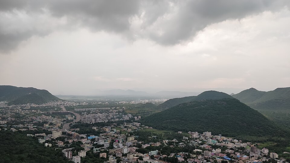 Visakhapatnam from Simhachalam hill