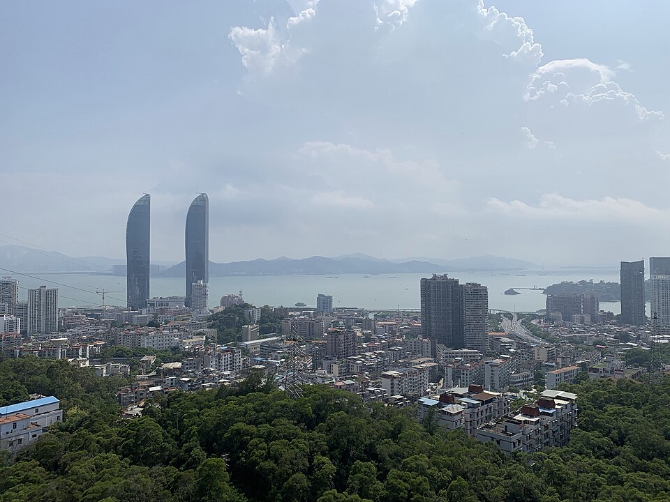 View of Xiamen from Yunding Mountain
