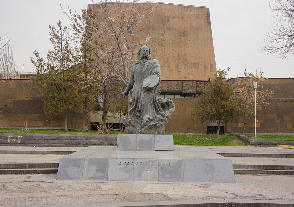 Statue of Ivan Aivazovsky in Yerevan 07 03 2019