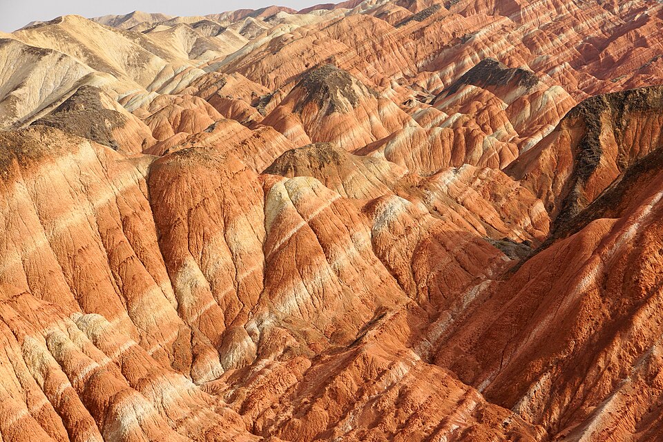 Colorful strata (Zhangye National Geopark)