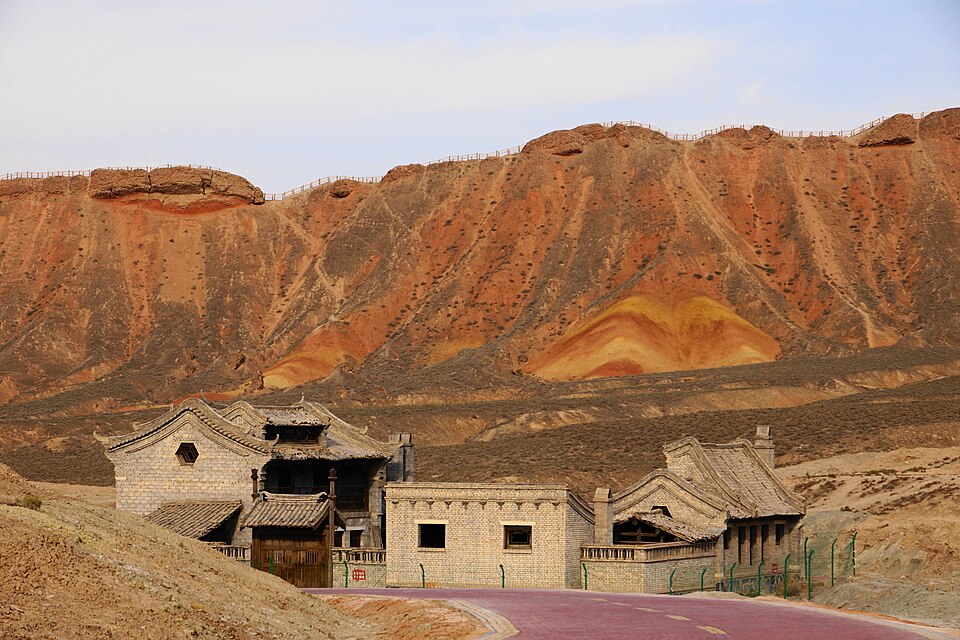 Buildings in Zhangye National Geopark